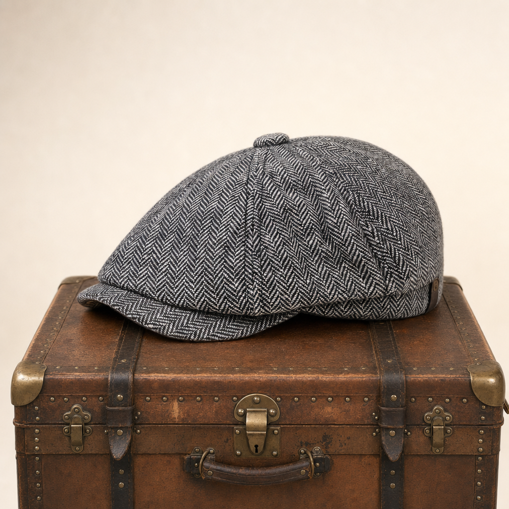 Herringbone Wool Cap — ROSSENDALE