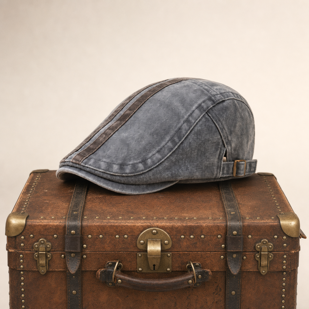 Denim Strip Cap — MASHAM