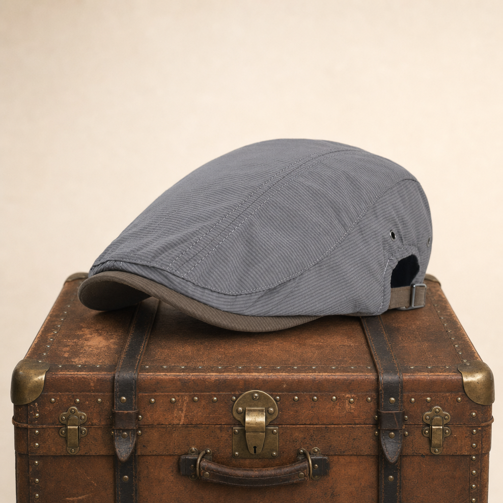 Pinstripe Cotton Cap — BRAMPTON