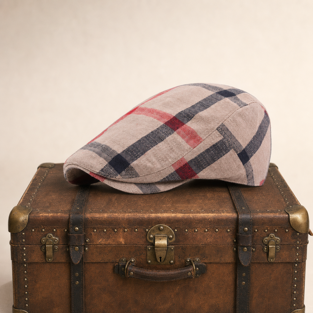 Vintage Check Cap — DOLGELLAU