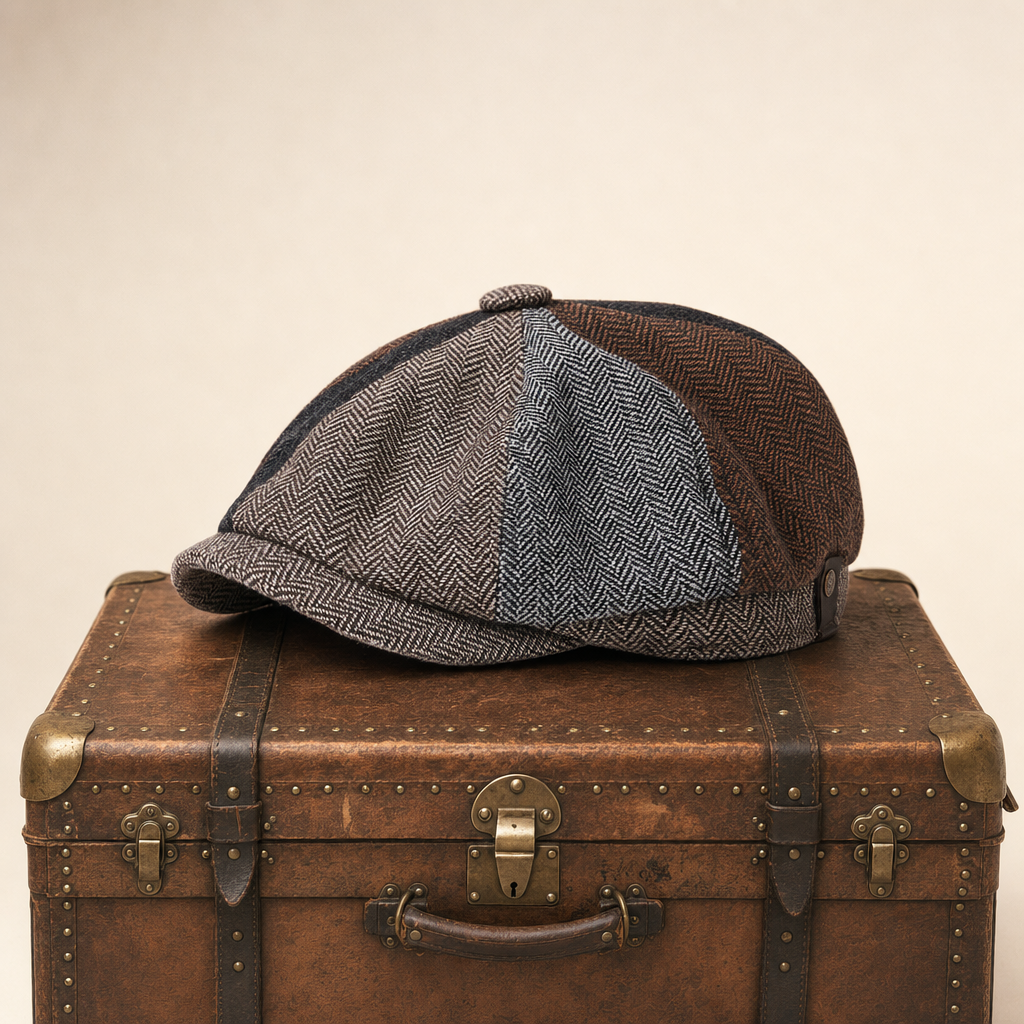 Herringbone Wool Cap — DUMFRIES