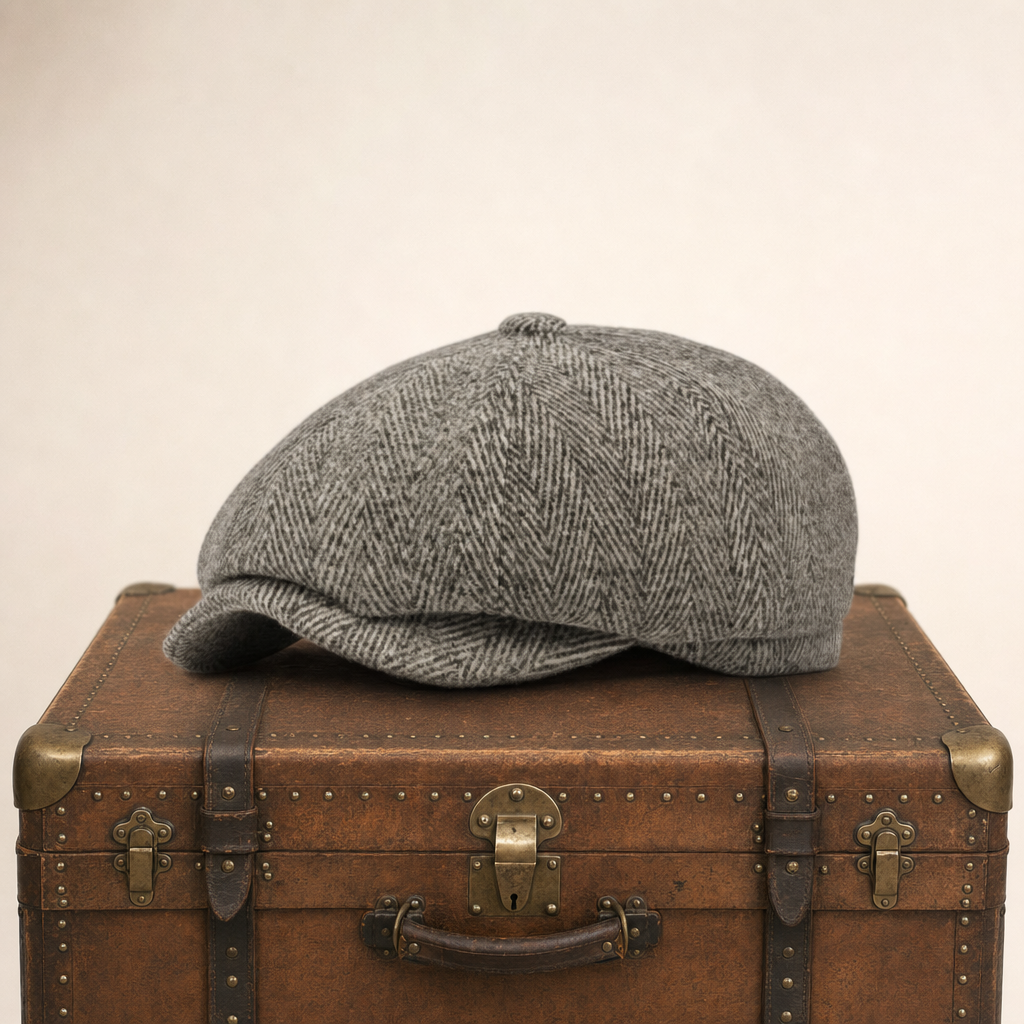 Herringbone Earflap Cap — KIRKCUDBRIGHT