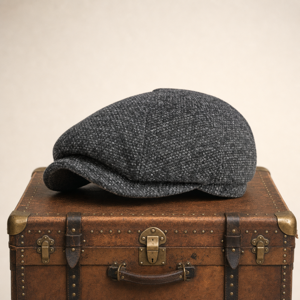 Flecked Eight-Panel Cap — CRIEFF