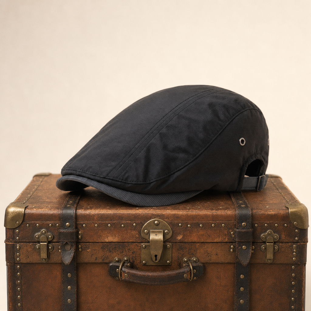 Pinstripe Cotton Cap — MARSDEN