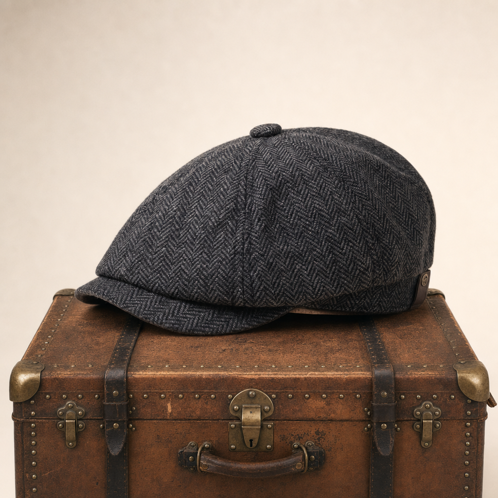 Herringbone Wool Cap — ROSSENDALE
