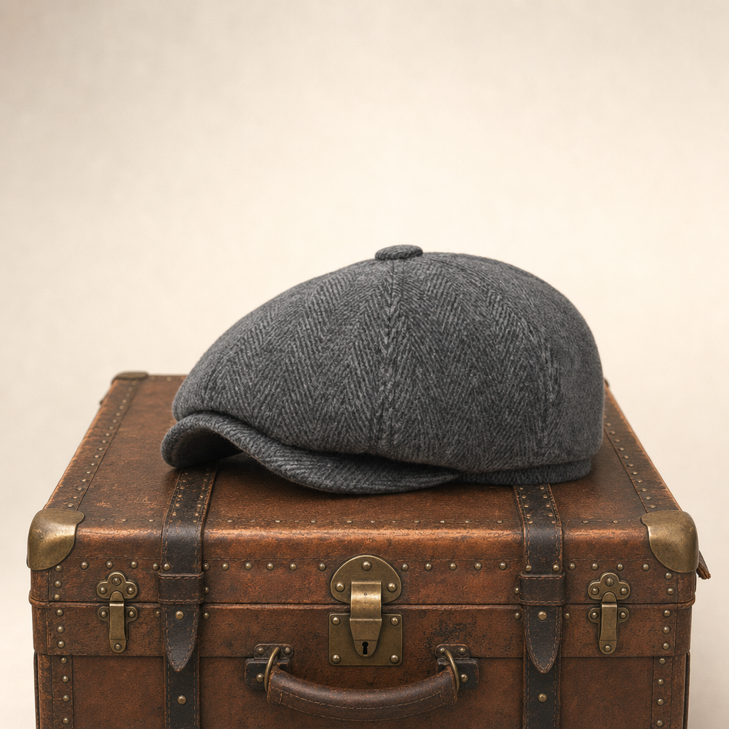 Herringbone Earflap Cap — KIRKCUDBRIGHT