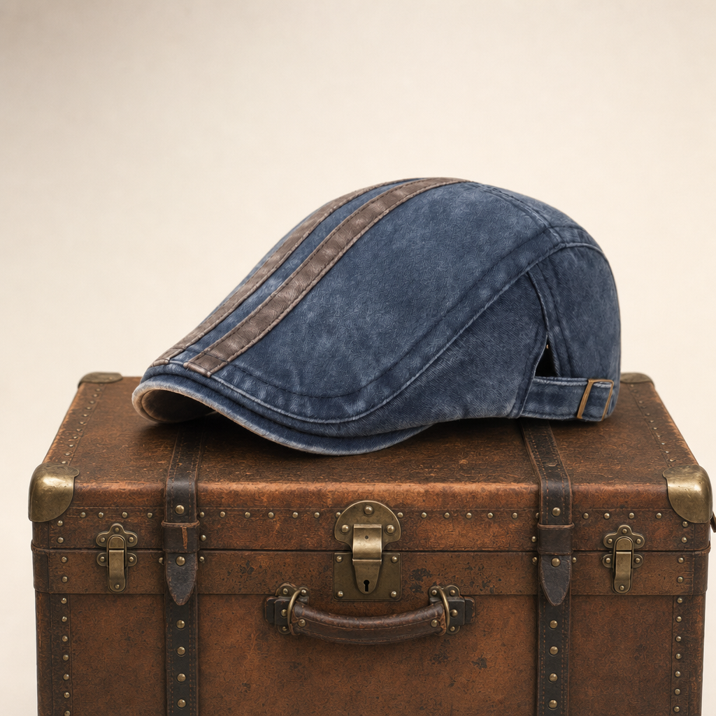 Denim Strip Cap — MASHAM