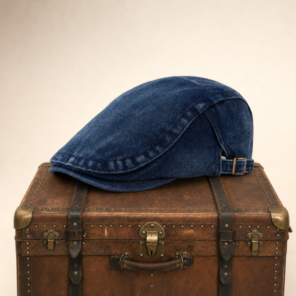 Stonewash Denim Cap — OTLEY