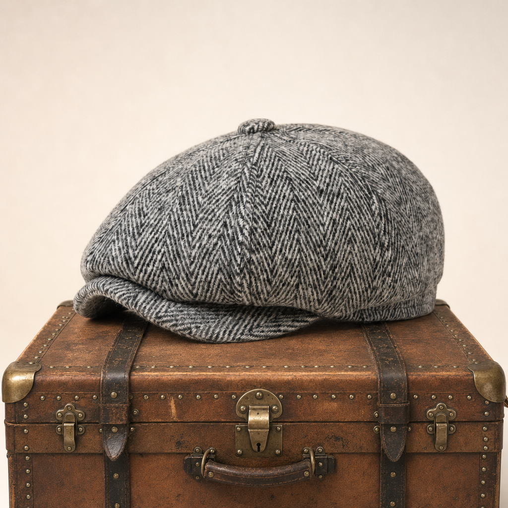 Herringbone Earflap Cap — HEXHAM