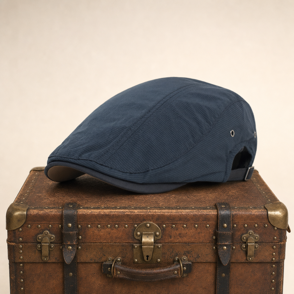 Pinstripe Cotton Cap — BRAMPTON
