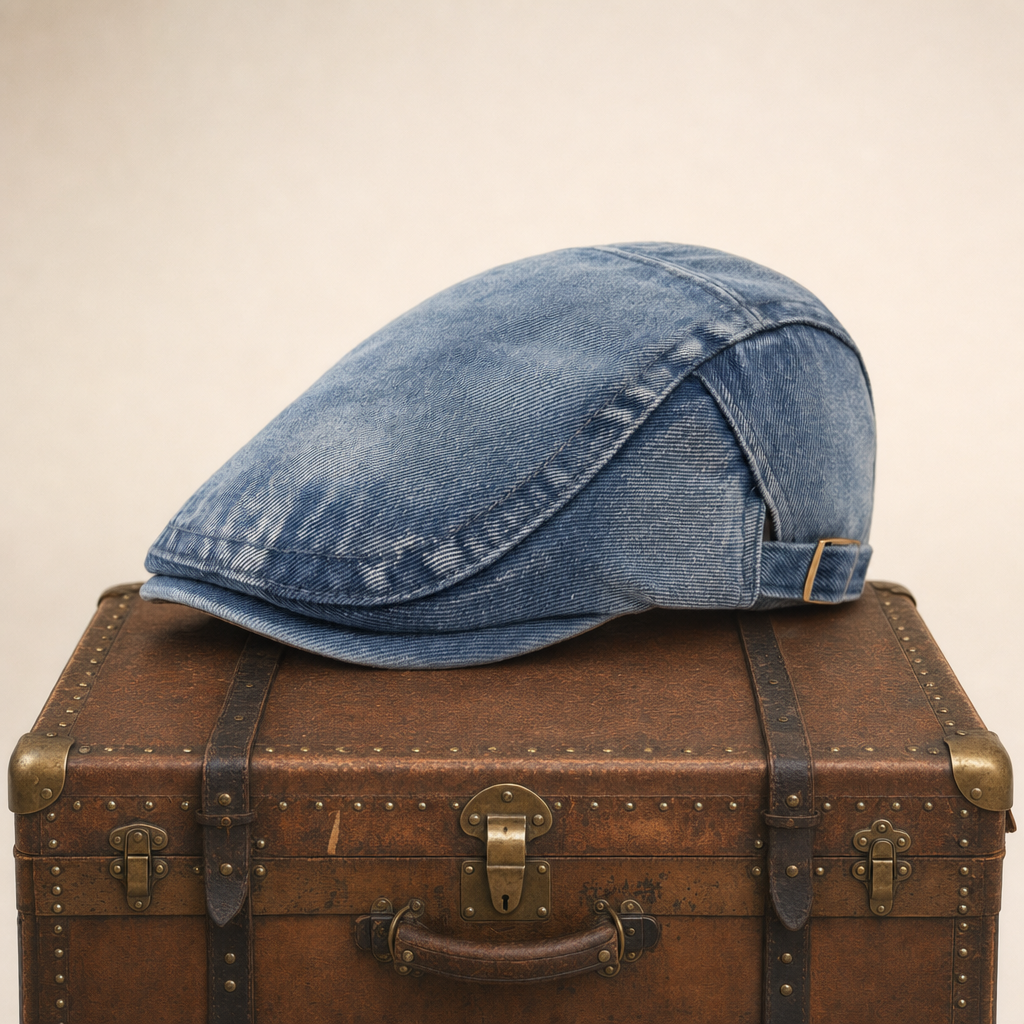 Stonewash Denim Cap — OTLEY