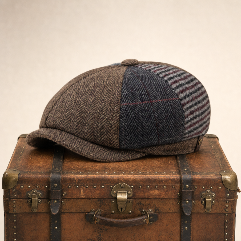 Wool Patchwork Cap — MALHAM