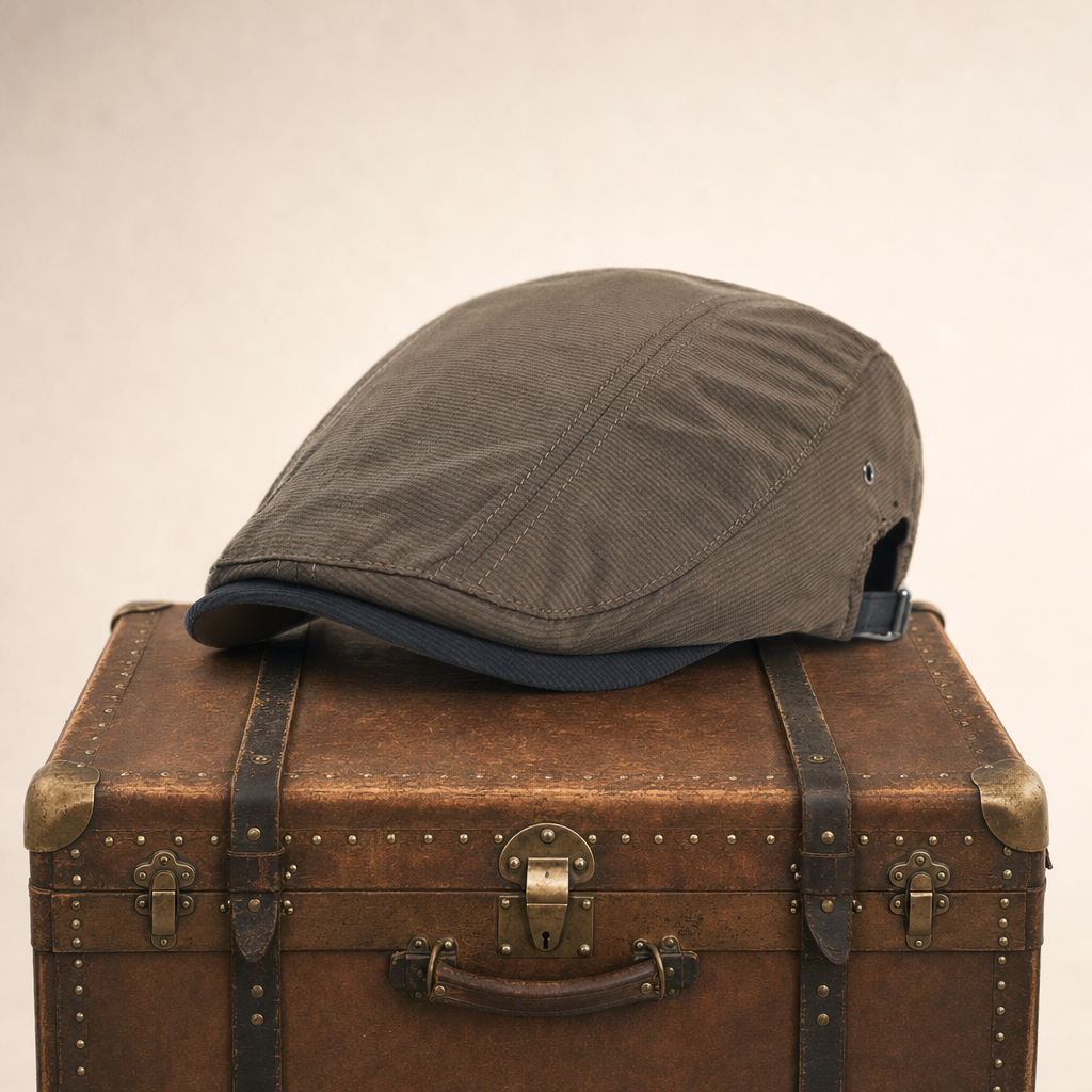 Pinstripe Cotton Cap — BRAMPTON