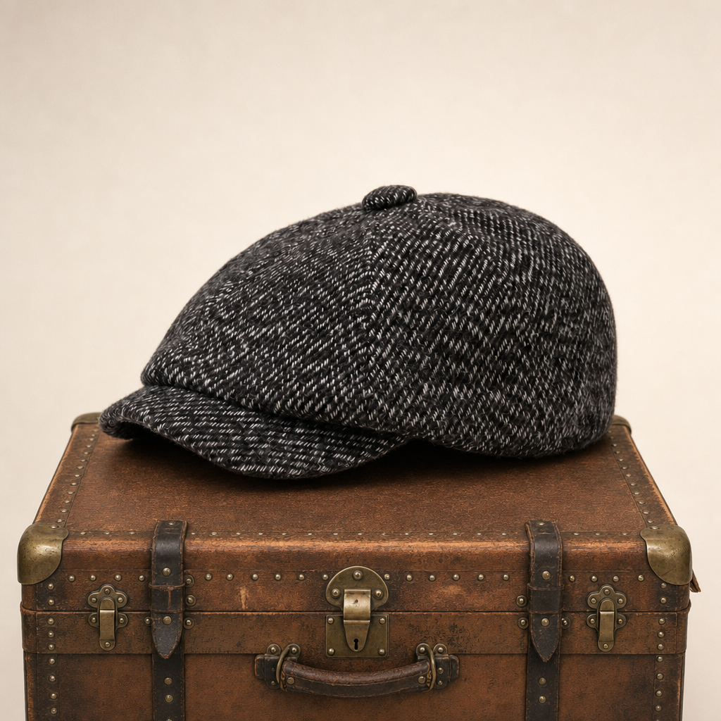 Tweed Newsboy Cap — SETTLE